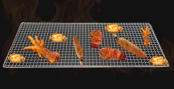 304 нержавеющая сталь BBQ Grill Mesh 165-550 мм круглый высокотемпературный