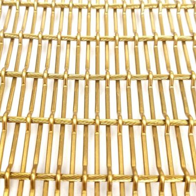 Декоративная проволочная сетка металлической фасадной панели из нержавеющей стали