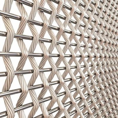 Сетка из нержавеющей стали Архитектурная сетка из тканей для облицовки фасадов
