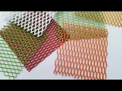 архитектурный дизайн фасада сетки облицовка PVDF декоративная Алюминиевая расширенная сетка