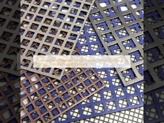 Алюминиевые перфорированные металлические фасадные панели декоративные шторы с перфорированной сеткой