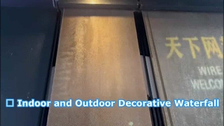 Висячая свадебная водная занавеска, крытый водопад, экран, украшение для фонтанной перегородки