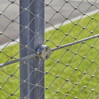 Увязанный тип ручной тканей из нержавеющей стали сетка с SS304/316 Материал 1,5 мм / 2 мм / 2,5 мм Диаметр провода и 25 * 25 мм / 30 * 30 мм / 50 * 50 мм сетка Открытие