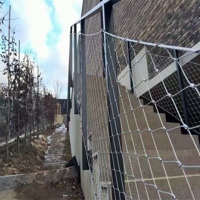 Гибкая и прочная 304 сетка из нержавеющей стали с бриллиантовым отверстием для сетки безопасности