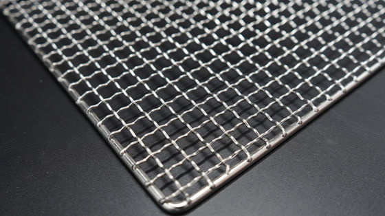 304 нержавеющая сталь BBQ Grill Mesh 165-550 мм круглый высокотемпературный