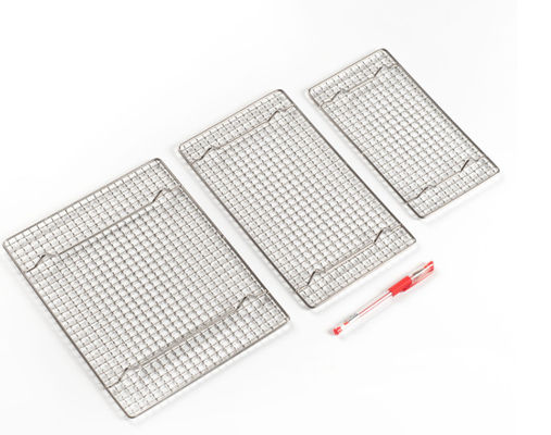 304 нержавеющая сталь BBQ Grill Mesh 165-550 мм круглый высокотемпературный