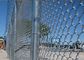 Загородка PVC диаманта покрытая/гальванизированная звена цепи ячеистой сети для спортивной площадки спорт