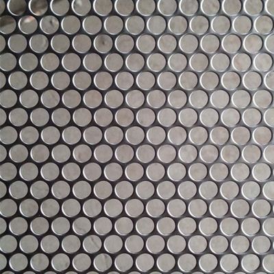 Оцинкованные перфорированные металлические листы с круглыми отверстиями для декора