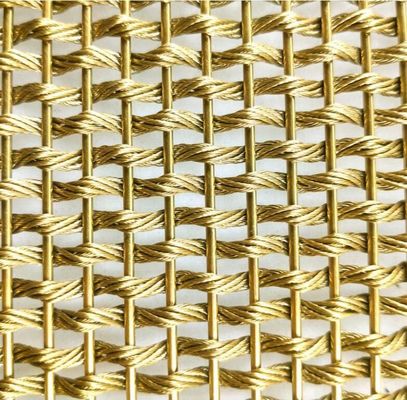 Декоративная проволочная сетка металлической фасадной панели из нержавеющей стали