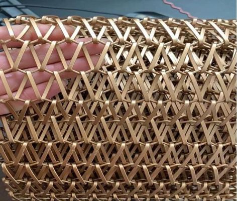 Занавес сетки звена цепи красочного алюминиевого украшения архитектурноакустический сплетенный для гостиницы