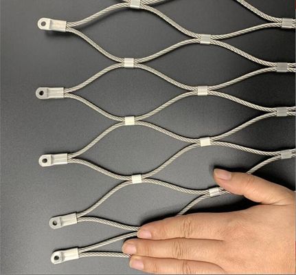 Серебряная сетка из нержавеющей стали с устойчивыми к жеванию и сильным снежным ветрам свойствами для птичников и зоопарков