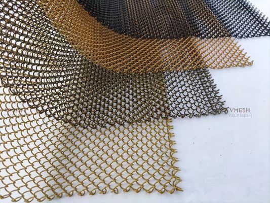 Архитектурная резьба из тканевой проволоки Декоративная металлическая цепочка Маши Занавес Сплавная сетка Штука