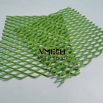Маленькие отверстия расширенная стальная сетка алмазная форма здания фасад декоративный