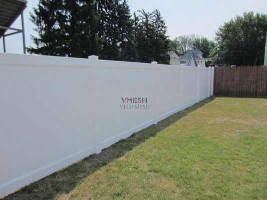 6x8ft белый ПВХ ограждение для дворов