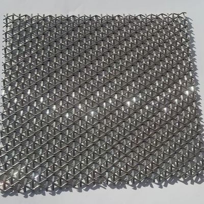 Архитектурная плетеная сетка из нержавеющей стали для фасадов и перегородок