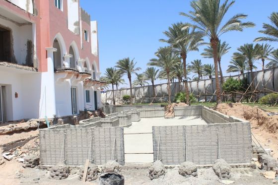 Оцинкованная стальная цементная формовая сетка для бассейнов