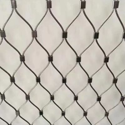 Stainless Steel Anti Corrosion Strong Wire Rope Mesh Use For Stair Railing Mesh
