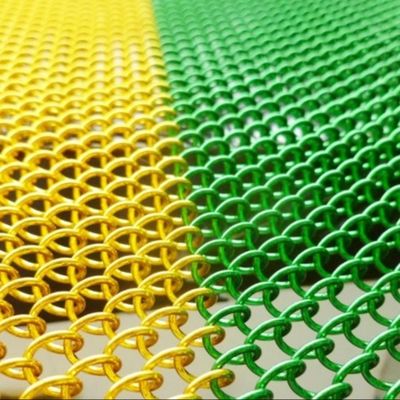 Сетка занавеса звена цепи дизайна интерьера архитектурная декоративная используемая для офиса/гостиницы