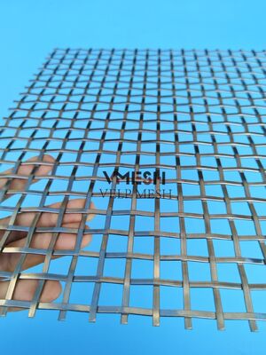 Stainless Steel Woven Crimped Decorative Custom Size Wire Mesh for Modern Building Materials Curtain Lobby Villa Wall Concert Hall Shopping Mall