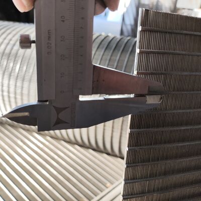316 Stainless Steel Wedge Wire Screens High Efficiency Solid Separation Filter