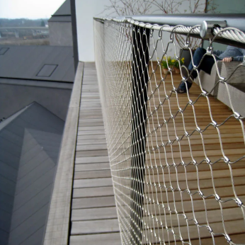 Stainless Steel Anti Corrosion Strong Wire Rope Mesh Use For Stair Railing Mesh
