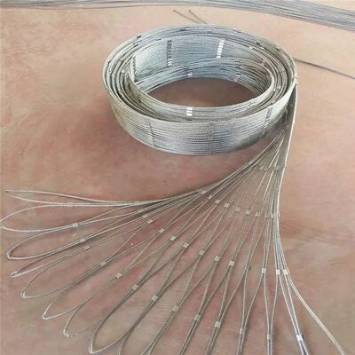 Anti-Falling Helideck Safety Stainless Steel Cable Mesh and Diamond Flexible Stainless Steel Rope Mesh for Zoo Protecting