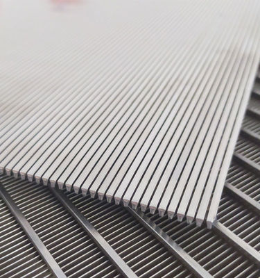 Flat Sheet Design Stainless Steel Wedge Wire Mesh For Filter Screen