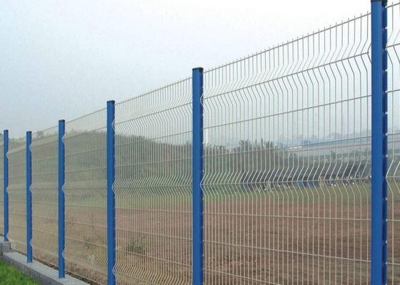 3D оцинкованная сварная проволочная сетка ограждение 50x100 мм 3,0 мм порошковое покрытие