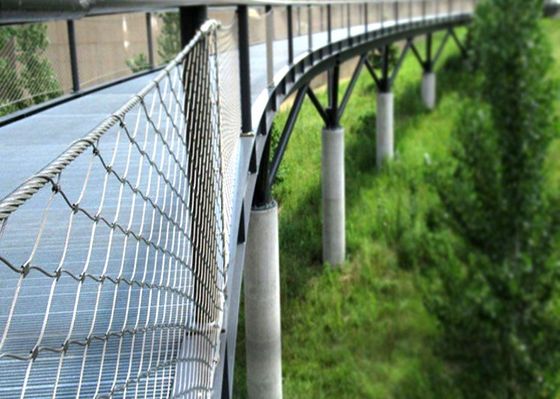 SS316 Сеть кабелей из нержавеющей стали для лестничных перил 1-5 мм