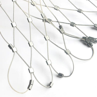 SS304 Ferrule Diamond Flexible Inox Stainless Steel Wire Cable Net Rope Mesh (Стальная нержавеющая сталь, из нержавеющей стали)