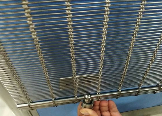 Порошкообразованный декоративный проволочный сетчатый занавес из нержавеющей стали