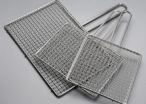 Нержавеющая сталь 304 BBQ Grill Wire Mesh 450x600 мм Пищевой класс