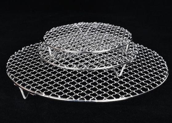 Нержавеющая сталь 304 BBQ Grill Wire Mesh 450x600 мм Пищевой класс