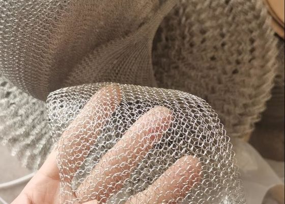 Газожидкостный фильтр из трикотажной проволочной сетки из нержавеющей стали и меди