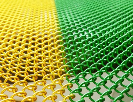 Drapery занавеса звена цепи металла сетки 0.8mm для экрана металла оформления стены комнаты