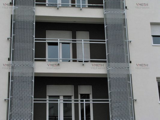 Akzonobel PVDF алюминий Фасады из расширенного металлического листа для облицовки стен