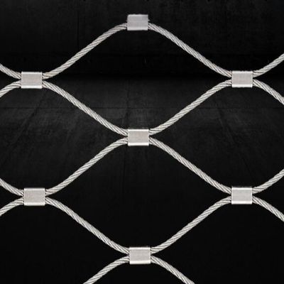 сетка 7 x 7 веревочки провода защитной загородки нержавеющей стали 304 316 гибкая