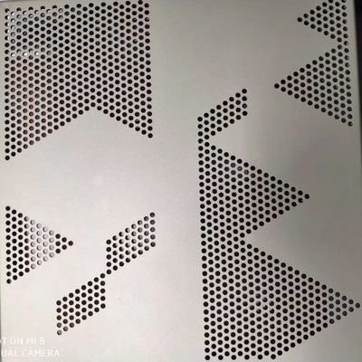 Подгонянный пефорированный алюминиевый металлический лист для строя экстерьера