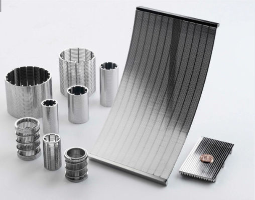 Конфигурационный Johnson Wedge Wire Screens V-образный обернутый слот трубный фильтр