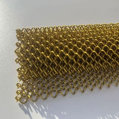 Металлическая спиральная драпировка, металлическая сетчатая штора, сетка для зонирования пространства, разделитель комнаты