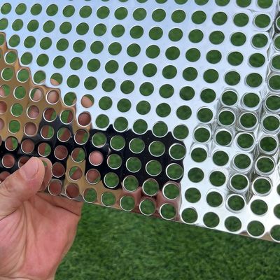 4*8ft нержавеющая сталь прямой круглый отверстие образец перфорированный лист