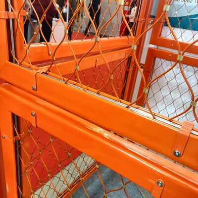 Сеть из нержавеющей стали для изоляции мячей на спортивных площадках