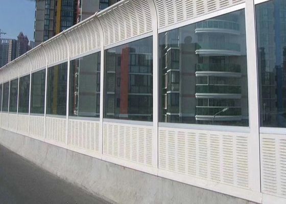 Металл шоссе звукоизоляционный пефорированный цепляет панели барьера шума 80mm 100mm пефорированные