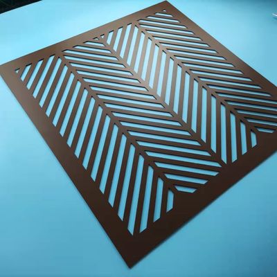 толщина 2.0mm пефорировала панели сетки лазер отрезал нержавеющую сталь фасада декоративную